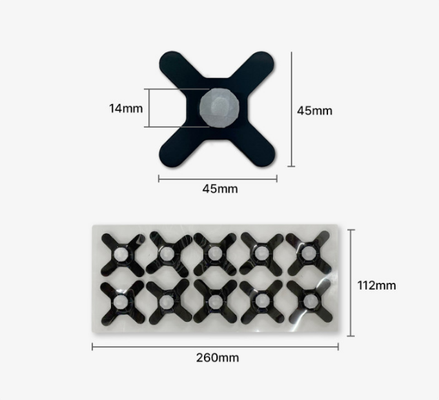 14mm Reflective Markers for Optical Motion Capture (10-Pack)